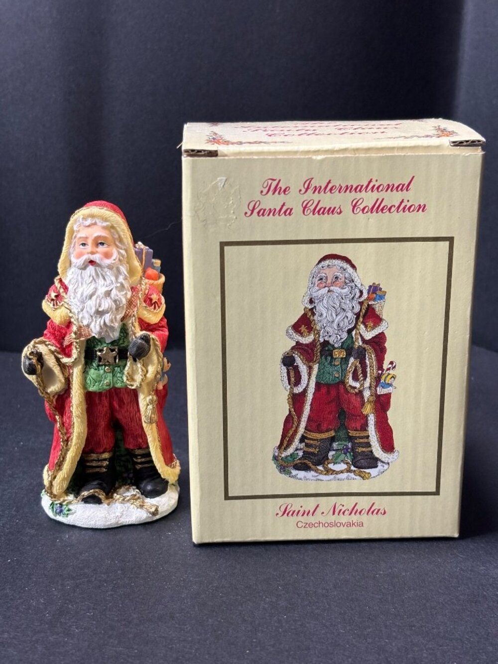 The International Santa Claus Collection Saint Nicholas Figurine Czechoslovakia